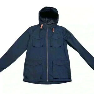 Le 31 Coastal  Trek Rain Jacket With Hood